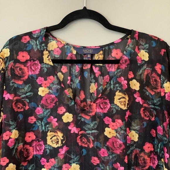 Rachel Roy Eve Floral Print Top - Picture 4 of 9